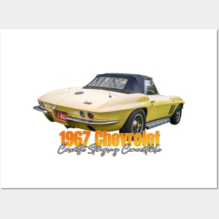 1967 Chevrolet Corvette Stingray Convertible Posters and Art